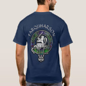 Clan Farquharson Wappen & Tartan T - Shirt (Rückseite)