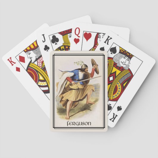 Clan Ferguson Classic Schottland Spielkarten (Rückseite)