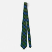 Clan Ferguson Fergusson Letter F Monogram Tartan Krawatte (Vorderseite)