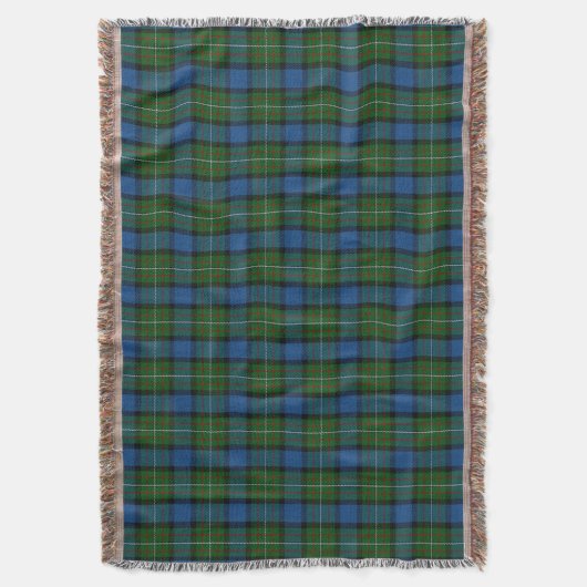 Clan Ferguson Fergusson Tartan Decke (Vorderseite Vertikal)