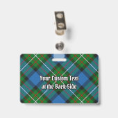 Clan Ferguson Tartan Abzeichen Ausweis (Back with Clip)