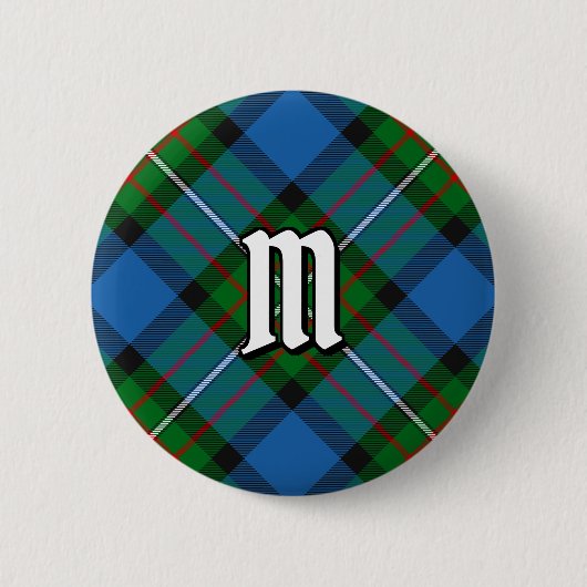 Clan Ferguson Tartan Button (Vorderseite)