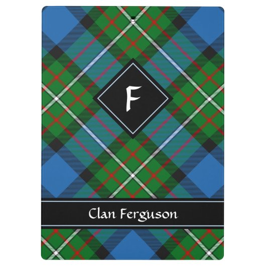 Clan Ferguson Tartan Clipboard Klemmbrett (Rückseite)