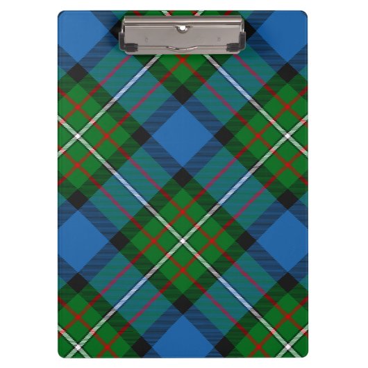 Clan Ferguson Tartan Clipboard Klemmbrett (Vorderseite)