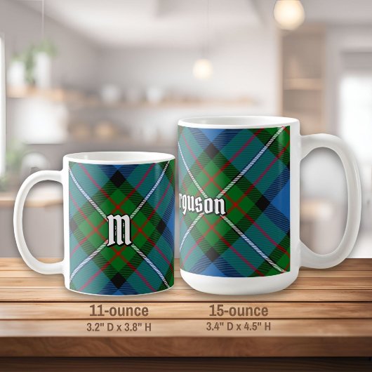 Clan Ferguson Tartan Coffee Tasse