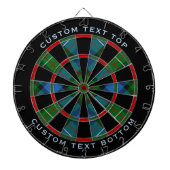 Clan Ferguson Tartan Dart Board Dartscheibe (vorne)