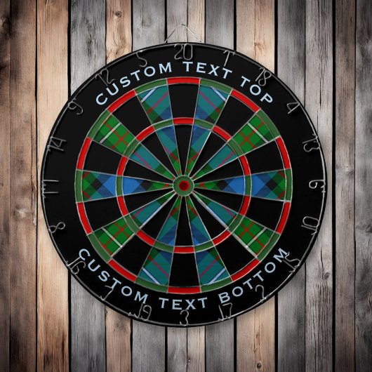 Clan Ferguson Tartan Dart Board Dartscheibe