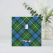 Clan Ferguson Tartan Einladung (Stehend Vorderseite)