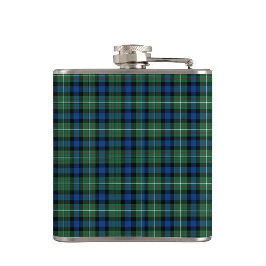 Clan Ferguson Tartan Flachmann (Rückseite)