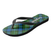 Clan Ferguson Tartan Flip Flops Badesandalen (Schrägansicht)