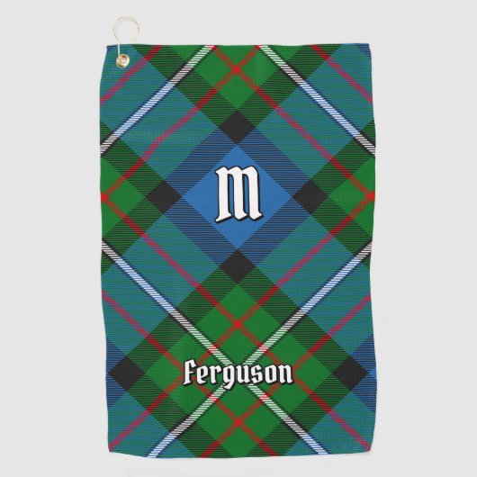 Clan Ferguson Tartan Golf Towel Golfhandtuch (Vorderseite)