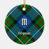Clan Ferguson Tartan Keramik Ornament Obelisk (Vorne)