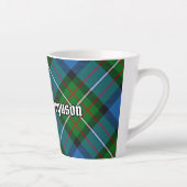 Clan Ferguson Tartan Latte Tasse (Rechts)