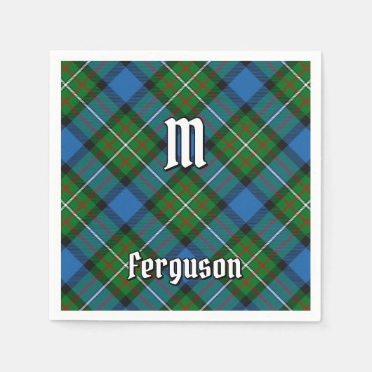 Clan Ferguson Tartan Napkins Serviette (Vorderseite)