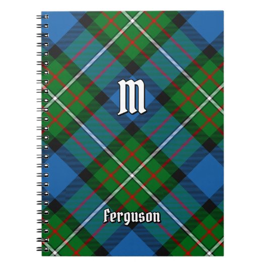 Clan Ferguson Tartan Notebook Notizblock (Vorderseite)