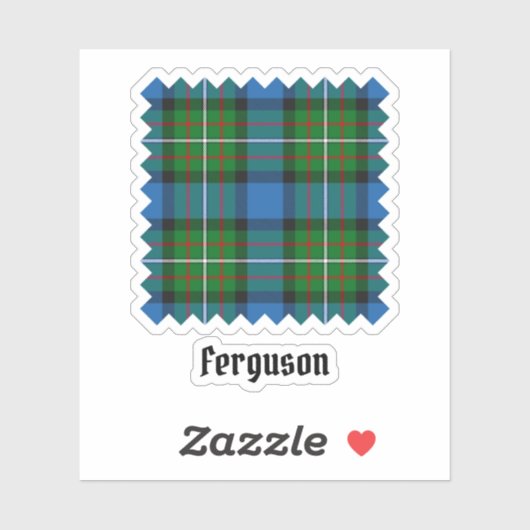 Clan Ferguson Tartan Sticker (Blatt)