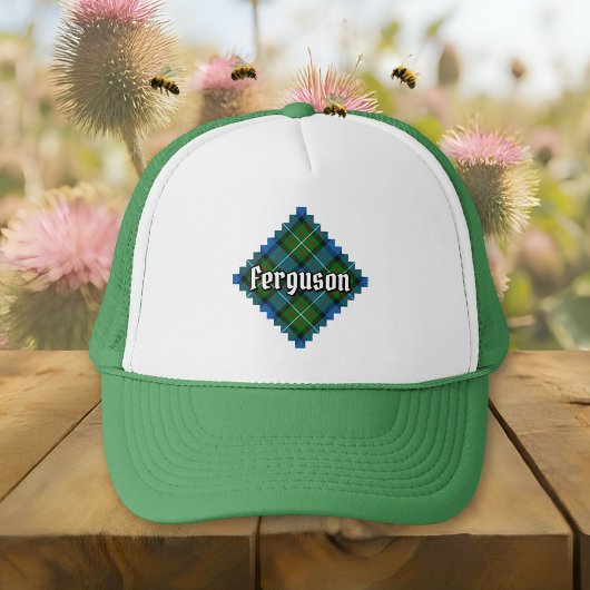 Clan Ferguson Tartan Trucker Hat Truckerkappe