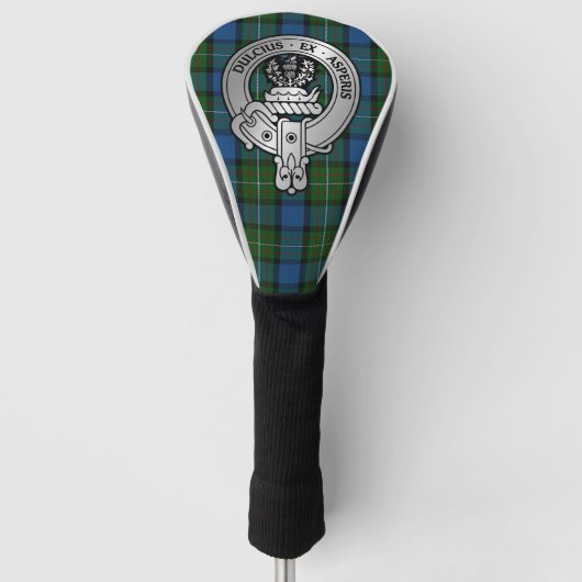 Clan Ferguson Wappen & Atholl Tartan Golf Headcover (Vorderseite)