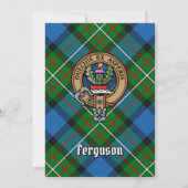 Clan Ferguson Wappen Einladung (Rückseite)