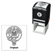 Clan Ferguson Wappen Selbstfarbige Briefmarke Permastempel (Beispiel)