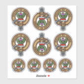 Clan Ferguson Wappen Sticker Set (Blatt)