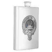 Clan Ferguson Wappen & Tartan Flask Flachmann (Rechts)