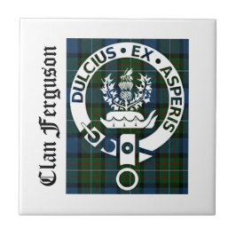 Clan Ferguson Wappen Tartan Fliese
