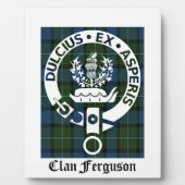 Clan Ferguson Wappen Tartan Fotoplatte (Vorderseite)