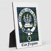 Clan Ferguson Wappen Tartan Fotoplatte (Seite)