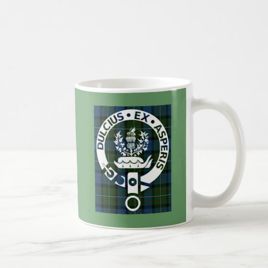 Clan Ferguson Wappen Tartan Kaffeetasse (Rechts)