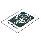 Clan Ferguson Wappen Tartan Notizblock (Linke Seite)