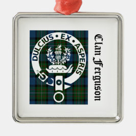 Clan Ferguson Wappen Tartan Ornament Aus Metall