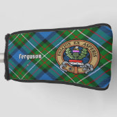 Clan Ferguson Wappen über Tartan Golf Head Cover Golf Headcover (Vorderseite)