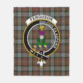 Clan Ferguson Weathered Tartan Kariert Fleecedecke (Vorderseite)