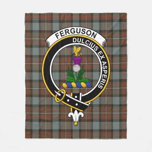 Clan Ferguson Weathered Tartan Kariert Fleecedecke (Vorderseite)