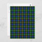 Clan Fergusson Tartan Postkarte (Vorne/Hinten)