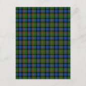 Clan Fergusson Tartan Postkarte (Vorderseite)