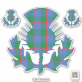 Clan Fergusson Thistle Sticker (Vorderseite)