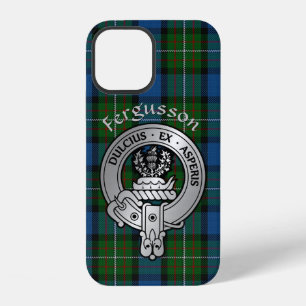 Clan Fergusson Wappen & Atholl Tartan iPhone 12 Hülle