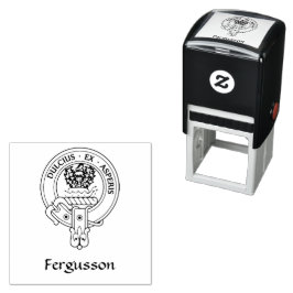 Clan Fergusson Wappen Rubber Briefmarke Permastempel