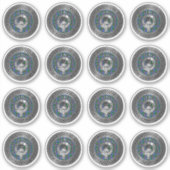 Clan Fergusson Wappen & Tartan Knot Aufkleber (Vorderseite)