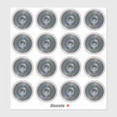 Clan Fergusson Wappen & Tartan Knot Aufkleber (Blatt)