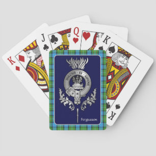 Clan Fergusson Wappen & Tartan Spielkarten