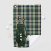 Clan Fitzpatrick Tartan Kariert Personalisiert Golfhandtuch (Insitu)