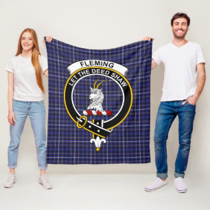 Clan Fleming Tartan Kariert Fleecedecke