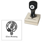 Clan Fleming Wappen Abzeichen Gummistempel (Stempel)
