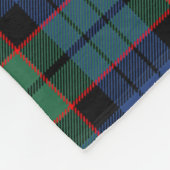 Clan Fletcher Ancient Tartan Kariert Fleecedecke (Ecke)