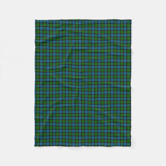 Clan Fletcher Tartan Fleecedecke (Vorderseite)