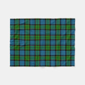Clan Fletcher Tartan Kariert Fleecedecke (Vorderseite (Horizontal))