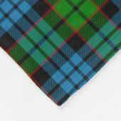 Clan Fletcher Tartan Kariert Fleecedecke (Ecke)